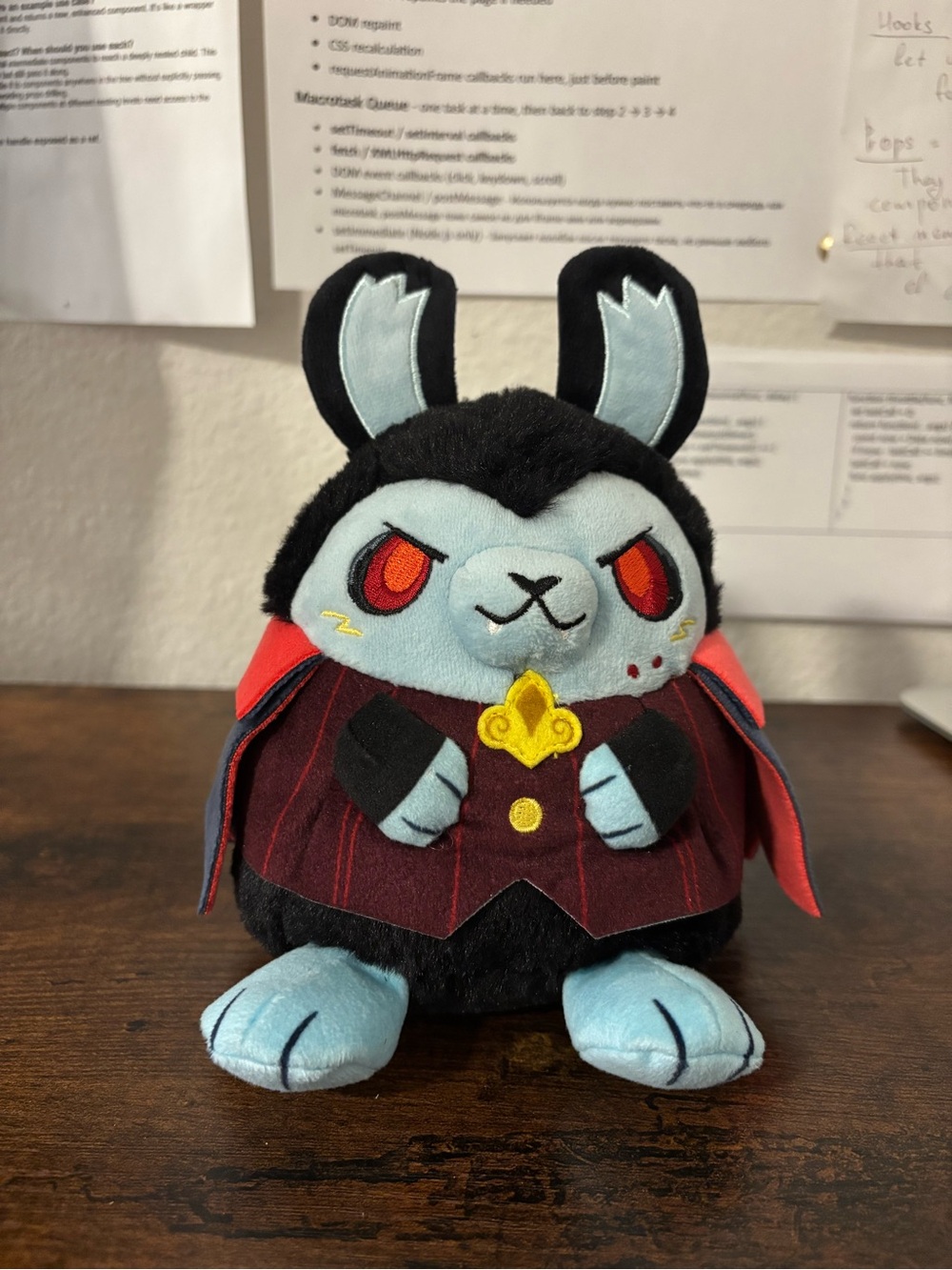 Squishable Alter Egos Series 13 Vampire Bunny Plush Black Red Gothic Halloween
